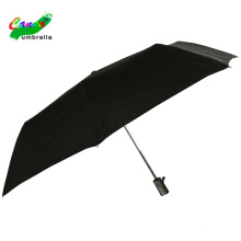 guarda-chuva com alça extra grande de borracha tripla dobrável